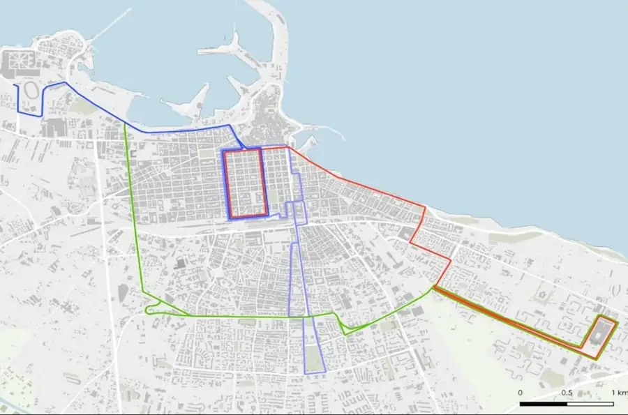 BRT Bari — Bus Rapid Transit, mappa delle linee